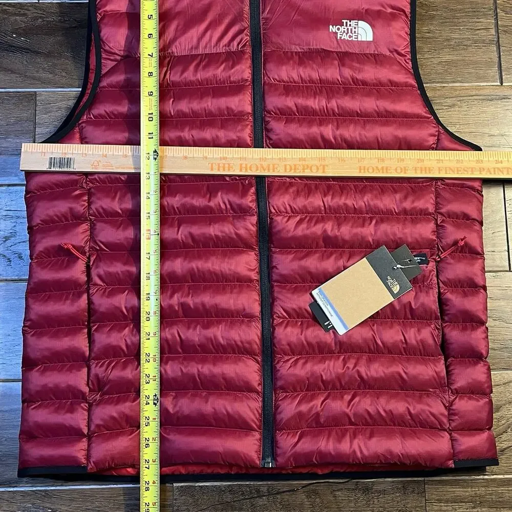 The North Face Terra Peak Insulated Vest Mens Large Puffer Beetroot Red New $180